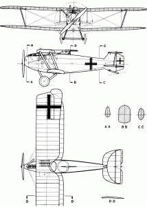 Hannover CL.III blueprint