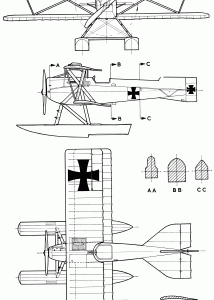 Hansa-Brandenburg KDW blueprint