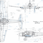 Mitsubishi Ki-51 blueprint