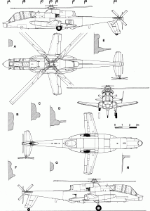 AH-56 Cheyenne blueprint