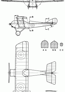 Martinsyde S.1 blueprint