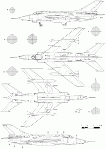 Nanchang Q-5 blueprint