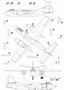 North American AJ Savage blueprint