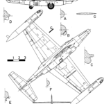 Northrop F-89 Scorpion blueprint