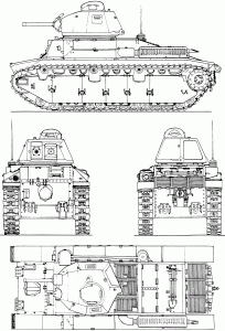 Renault D2 blueprint