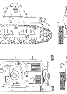 Renault R35 blueprint