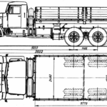 KrAZ-219 blueprint