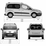 Peugeot Partner blueprint