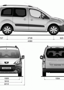 Peugeot Partner blueprint