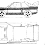 Audi Sport Quattro S1 E1 blueprint