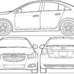 Chevrolet Cruze blueprint