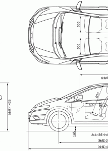 Honda Insight blueprint