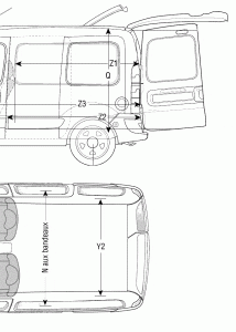 Renault Kangoo blueprint