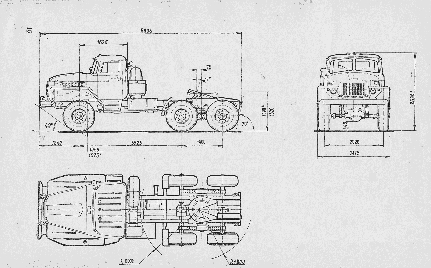 Ural 44202 blueprint