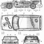 Volvo 850 blueprint