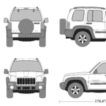 Jeep Liberty blueprint