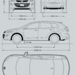 Mazda CX-9 blueprint