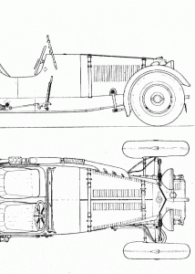 Aston Martin Ulster blueprint