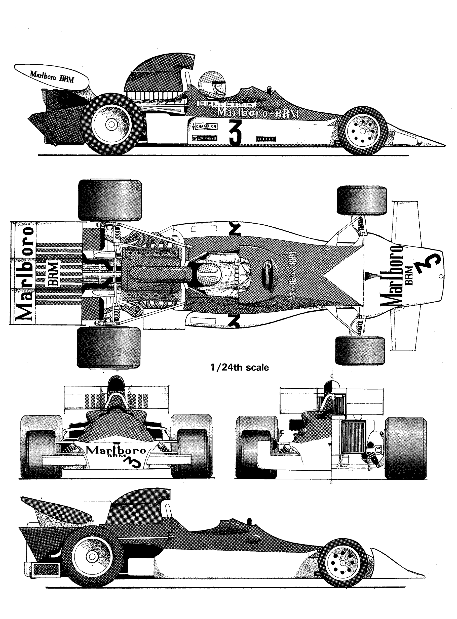 BRM P180 blueprint