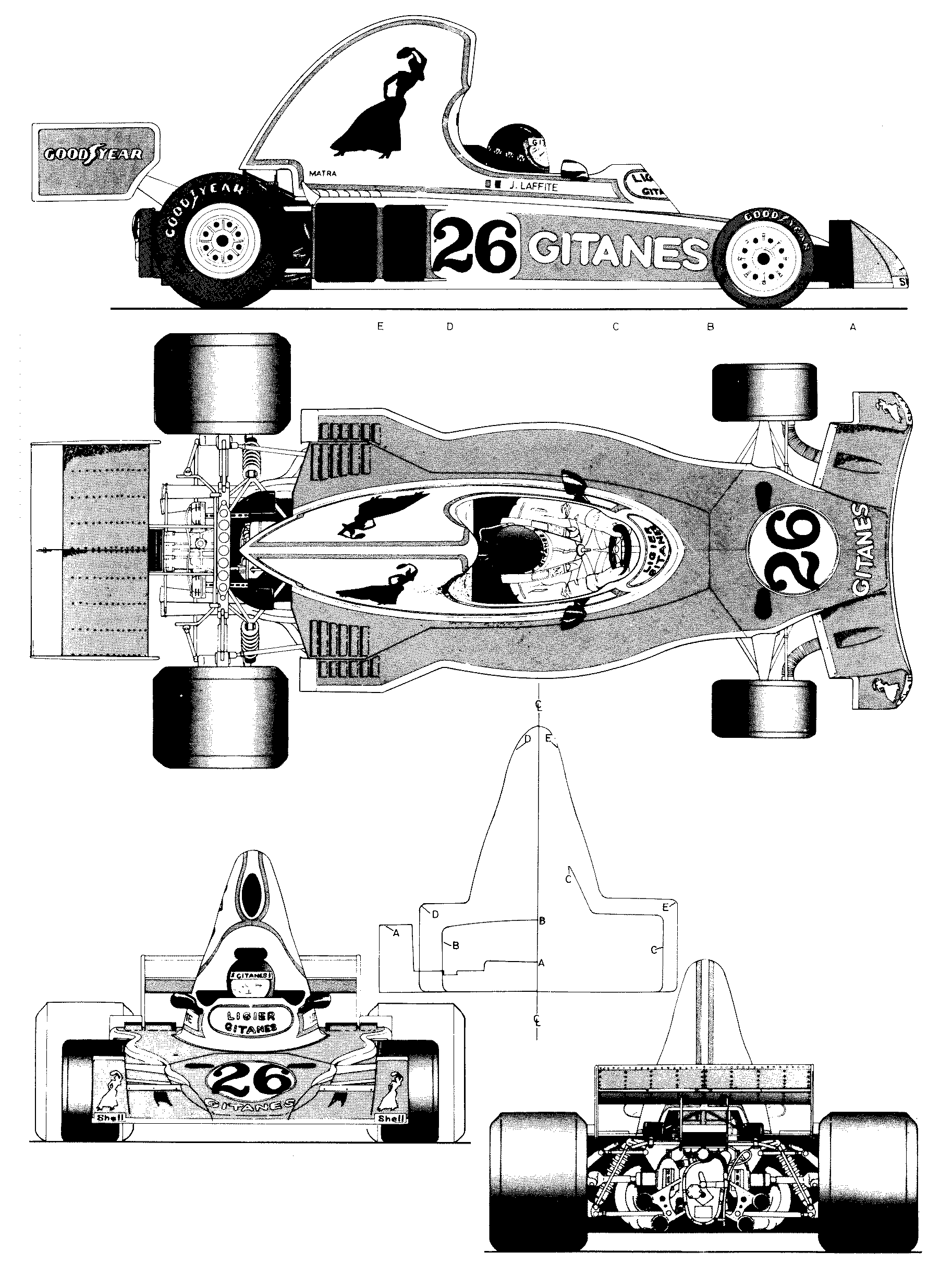 Ligier JS5 blueprint