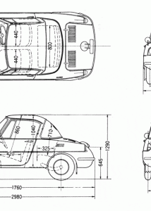 Mazda R360 blueprint