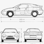 Mazda MX-3 blueprint