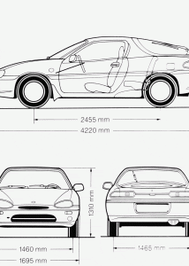 Mazda MX-3 blueprint