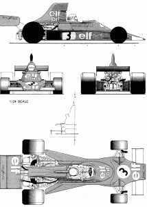 Tyrrell 007 blueprint