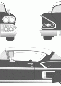 Chevrolet Impala blueprint