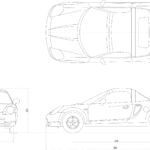 Toyota MR2 blueprint
