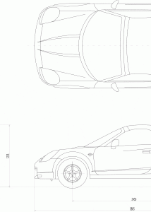 Toyota MR2 blueprint