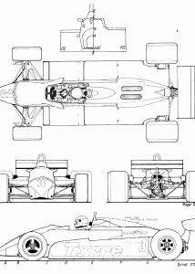 Tyrrell 011 blueprint