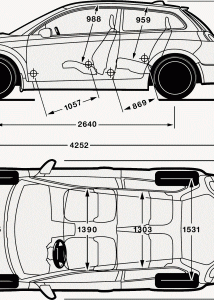 Volvo C30 blueprint