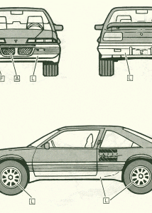 Pontiac Grand Prix blueprint