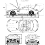 Mercedes AMG GT Roadster blueprint