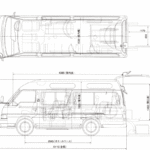 Nissan Caravan blueprint