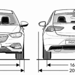 Opel Insignia Grand Sport blueprint