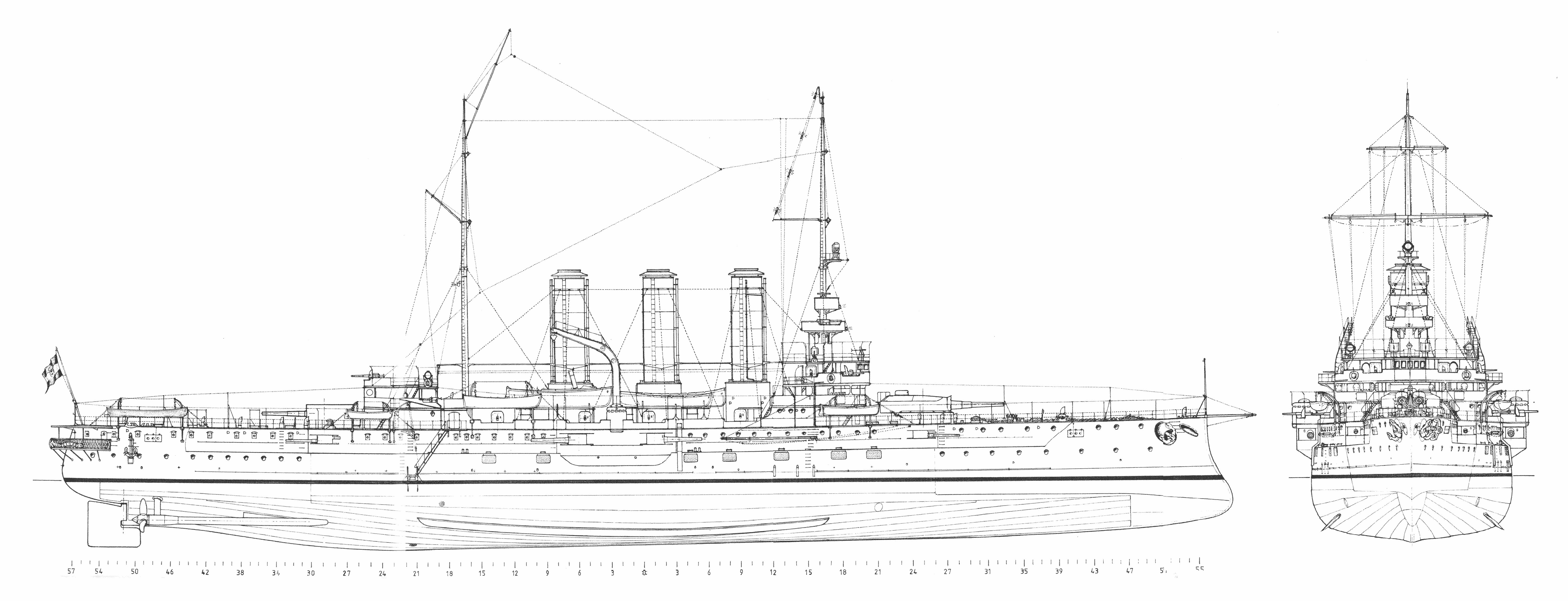 SMS Sankt Georg blueprint