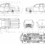 Volkswagen Amarok blueprint