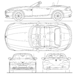 BMW Z4 E89 Cabriolet blueprint