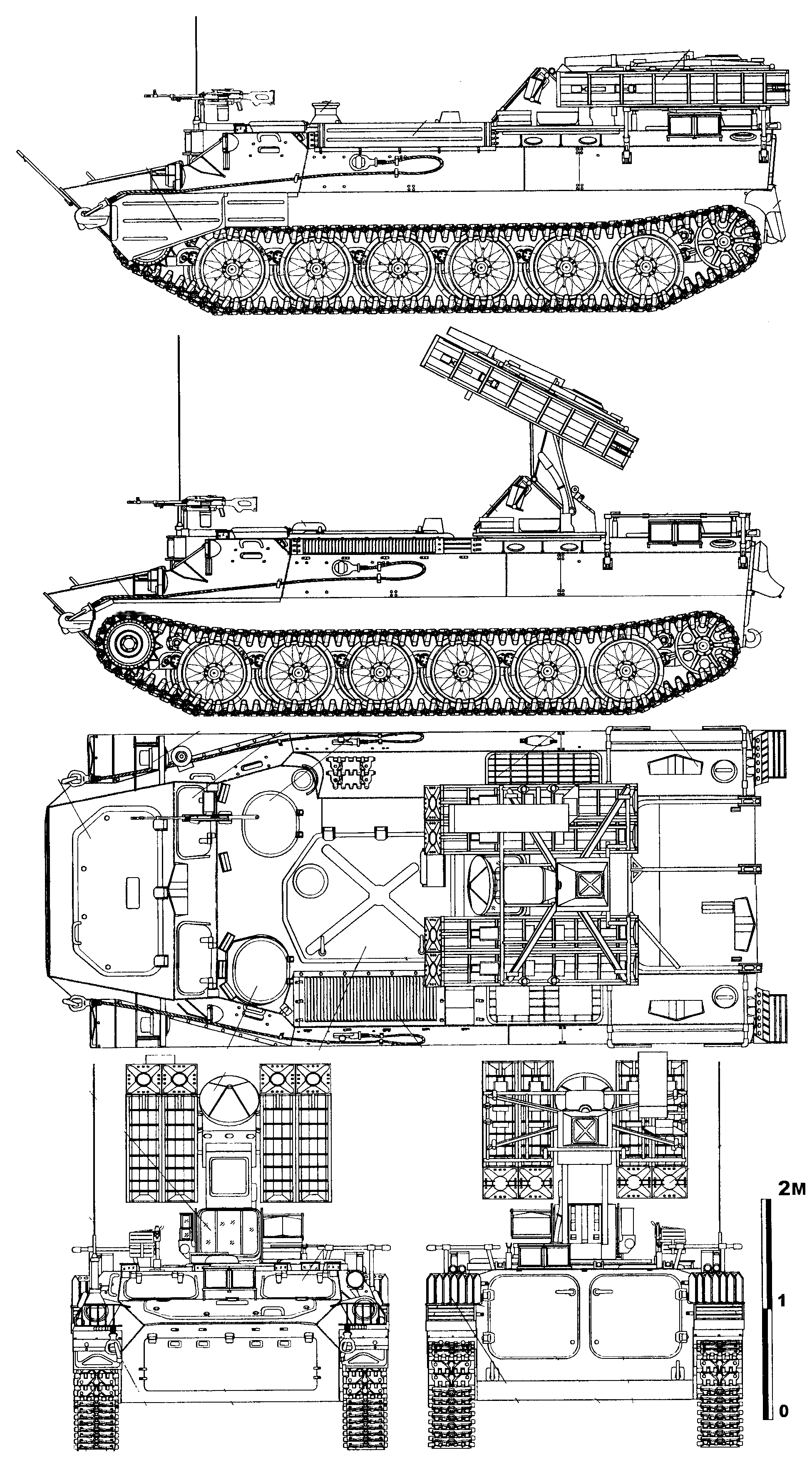 9K35 Strela-10 blueprint
