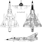 Dassault Mirage III blueprint