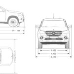 Mercedes-Benz X-Class blueprint