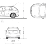 Volkswagen Polo blueprint