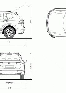 Volkswagen Tiguan blueprint