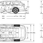 Volvo V90 blueprint