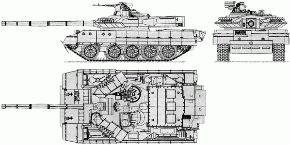 T-55AGM blueprint