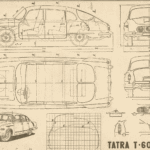 Tatra 603 blueprint