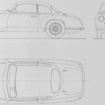Alfa Romeo 1900 blueprint
