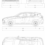 BMW X2 blueprint